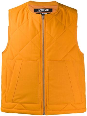 Jacquemus Le Gilet Romarin Vest Jacket - Orange