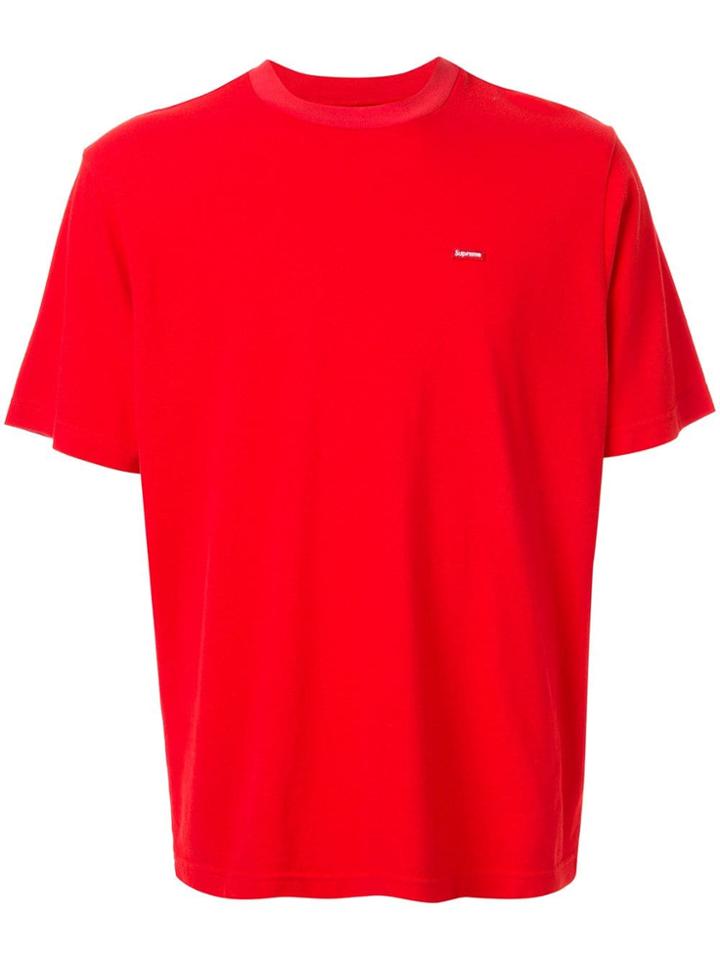 Supreme Small Box Piqué T-shirt - Red
