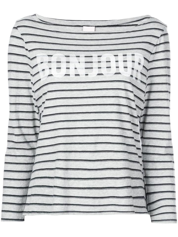 Cinq A Sept Bonjour Breton Top - Grey