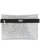 Mm6 Maison Margiela Contrast Clutch Bag - Metallic