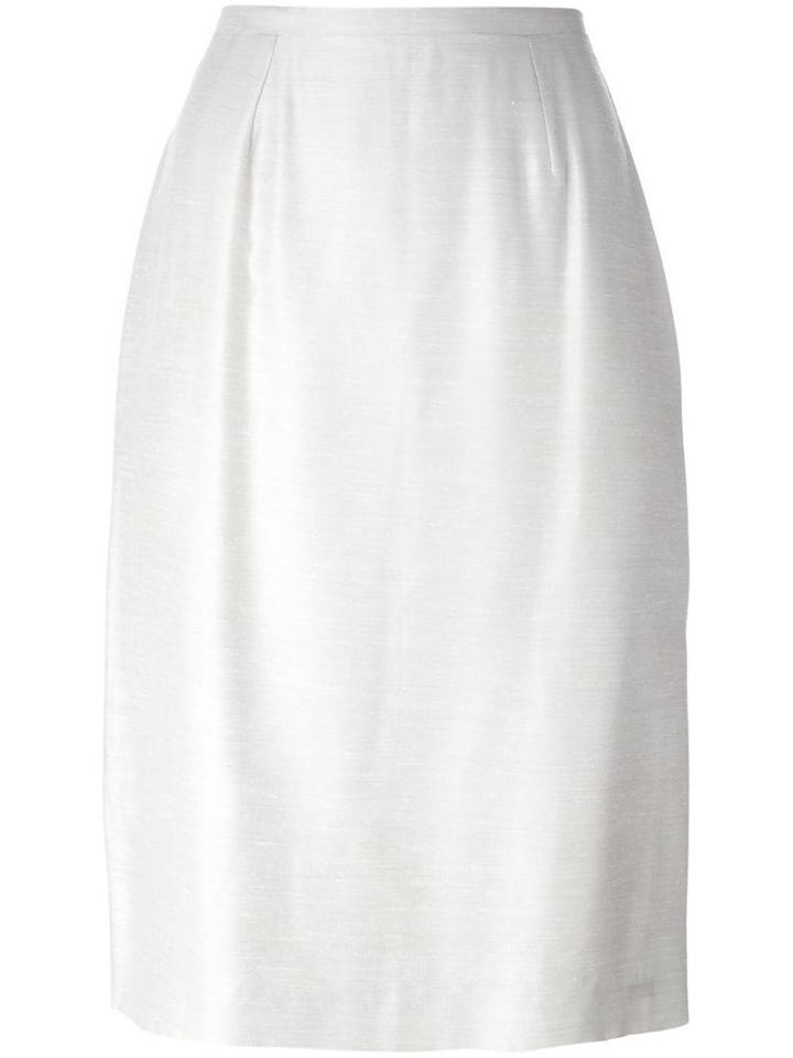 Jean Louis Scherrer Pre-owned High Waist Skirt - Neutrals