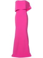 Likely - Strapless Gown - Women - Polyester/spandex/elastane/rayon - 10, Pink/purple, Polyester/spandex/elastane/rayon