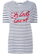 Each X Other - Striped Boyfriend T-shirt - Women - Cotton - S, White, Cotton