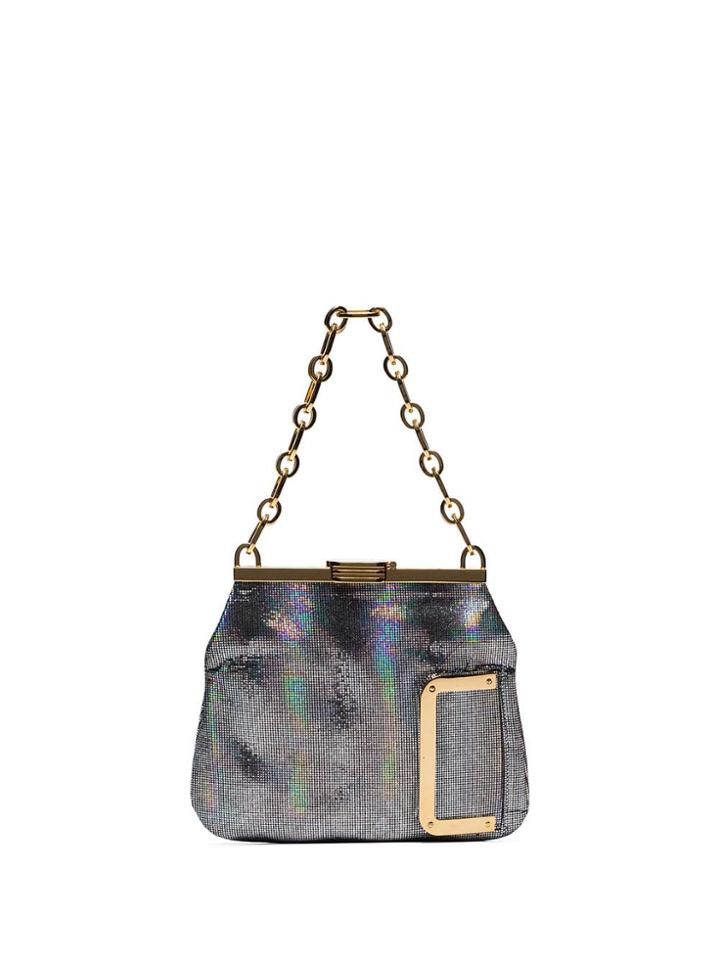 Bienen Davis 5am Mesh Clutch Bag - Metallic
