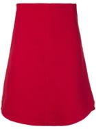 Carven A-line Skirt - Red