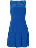 Tomas Maier Eyelet Detail Dress - Blue