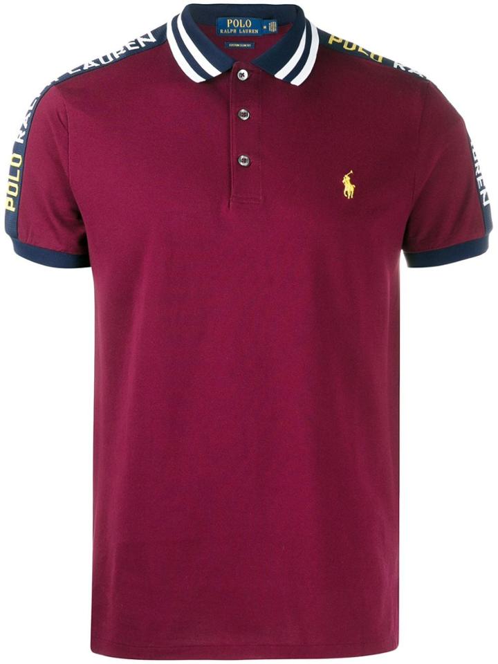 Polo Ralph Lauren Logo Band Polo Shirt - Red