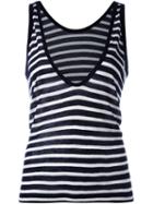 T By Alexander Wang Deep V-neck Top