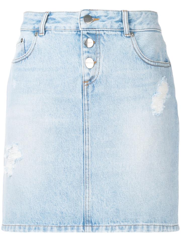 Each X Other Denim Mini Skirt - Blue