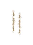 Lanvin Long Pearl Earrings, Women's, White