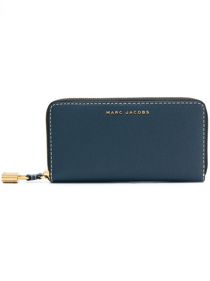 Marc Jacobs Grind Vertical Zipped Purse - Blue