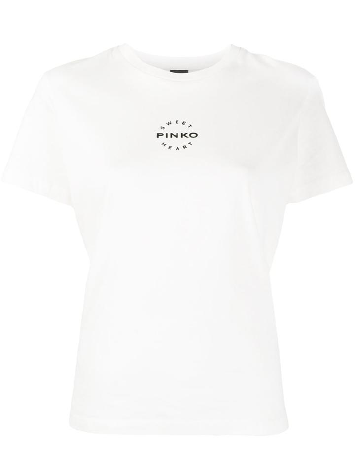 Pinko Swear Heart Slim-fit T-shirt - White