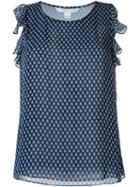 Diane Von Furstenberg Ruffle Sleeve 'ivie' Top