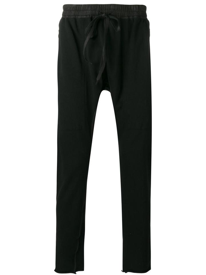 Isaac Sellam Experience 'insoumis' Trousers, Men's, Size: Small, Black, Cotton/calf Leather
