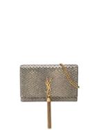 Saint Laurent Kate Wallet In Chain - Green