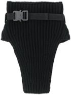 1017 Alyx 9sm Knitted Buckle Scarf - Black