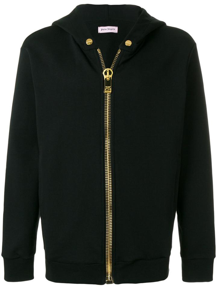 Palm Angels Classic Zipped Hoody - Black