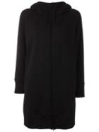 Yohji Yamamoto Zip Up Hoodie, Women's, Size: 2, Black, Cotton/acrylic/polyester/wool