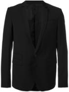 Les Hommes - Classic Blazer - Men - Elastodiene/polyester/viscose/virgin Wool - 52, Black, Elastodiene/polyester/viscose/virgin Wool