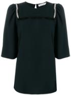 See By Chloé Eyelet Trim Top - Black