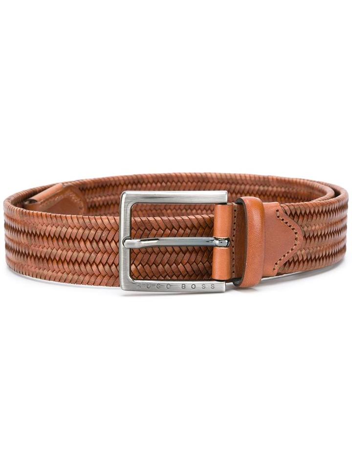 Boss Hugo Boss 'semyo' Belt, Men's, Size: 85, Brown, Calf Leather