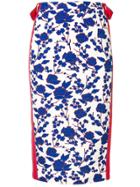 Pinko Floral Print Skirt - Blue
