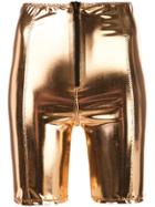 Lisa Marie Fernandez Metallic Shorts - Gold