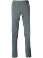 Pt01 - Tailored Skinny Trousers - Men - Silk/cotton/spandex/elastane - 48, Grey, Silk/cotton/spandex/elastane