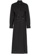 Markoo Double-breasted Midi Dress - Black
