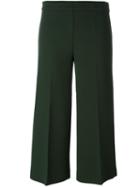 P.a.r.o.s.h. Tailored Cropped Trousers, Women's, Size: Small, Green, Polyamide/spandex/elastane/wool