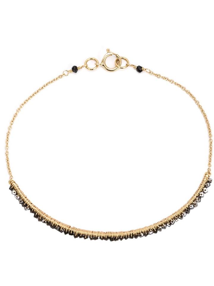 Dana Kellin Wrap Chain Diamond Bracelet, Women's, Black