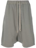 Rick Owens Drkshdw Drop-crotch Shorts - Grey