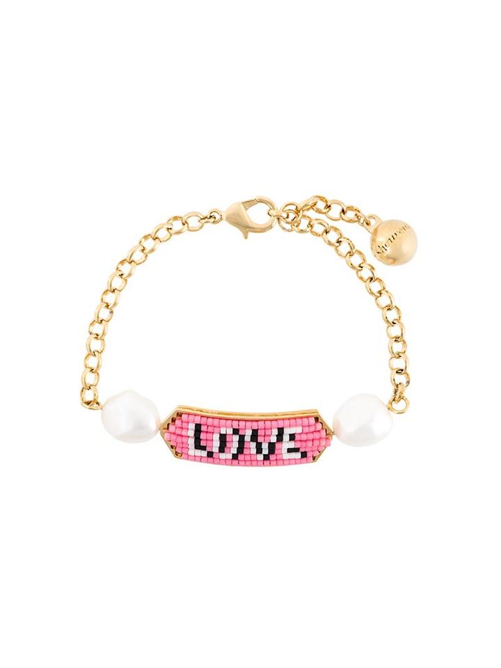 Shourouk 'moodz' Pearl Love Bracelet