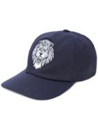 Billionaire Embroidered Lion Baseball Cap - Blue
