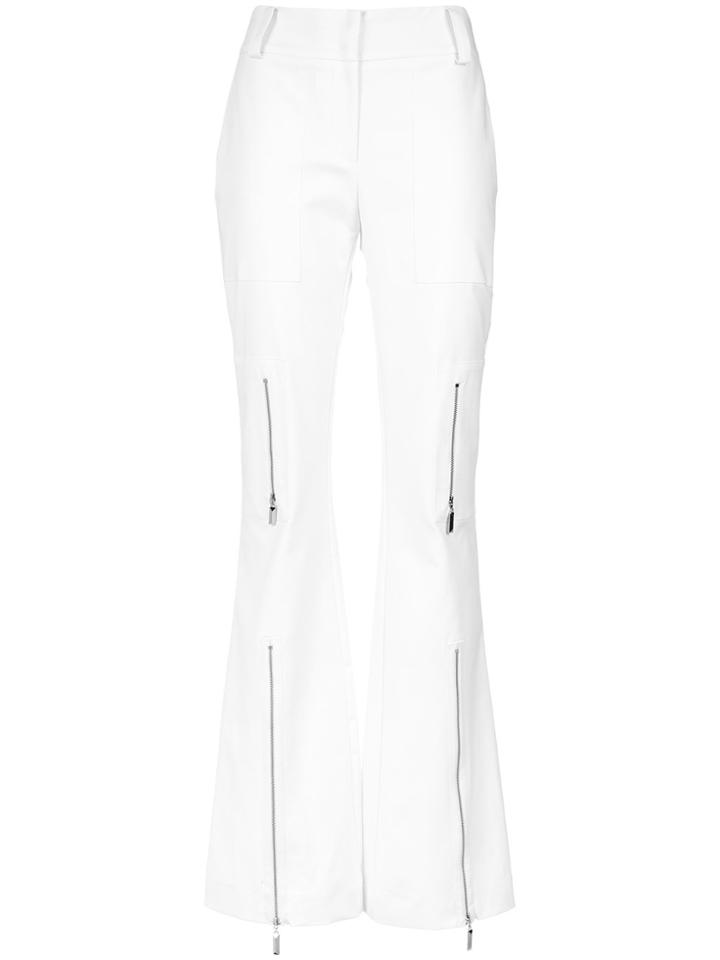 Giuliana Romanno Zipped Trousers - White