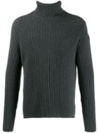Rrd Roll-neck Knitted Sweater - Grey