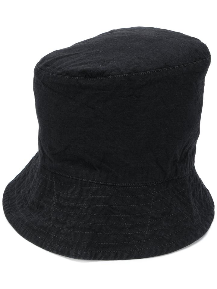 Engineered Garments Tall Wide Brim Hat - Black