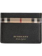 Burberry Haymarket Check Card Case - Black
