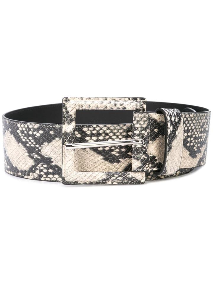 B-low The Belt Snake Print Belt - Neutrals