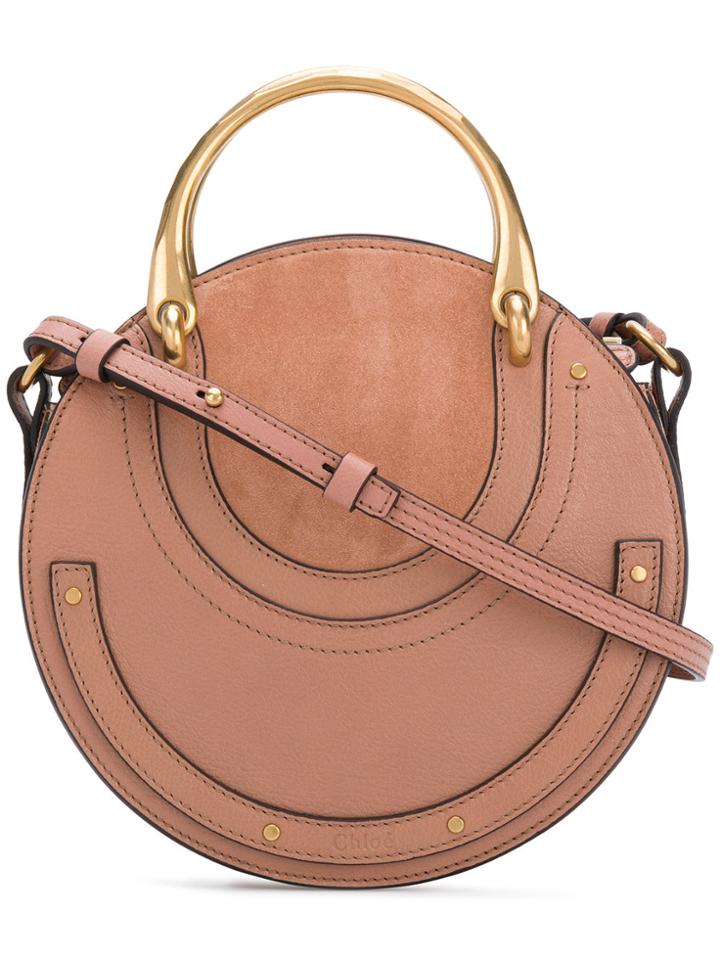 Chloé Chloé Chc17ws331hgp Nougat Leather/fur/exotic Skins->leather -