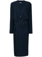 Lemaire Twisted Dress - Blue