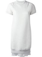 Sacai Lace Detail Sweater Dress, Women's, Size: 1, White, Cotton/nylon/cupro/polyester