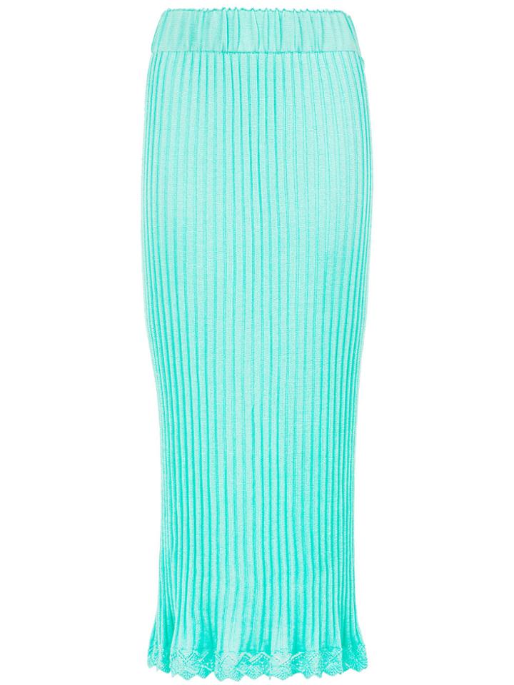 Cecilia Prado 'araci' Knit Midi Skirt - Green