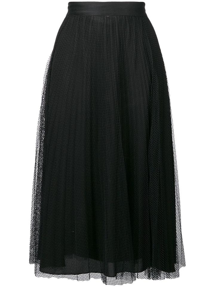 Philosophy Di Lorenzo Serafini Net Midi Skirt - Black