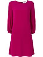 Gianluca Capannolo Shift Dress, Women's, Size: 42, Pink/purple, Acetate/viscose