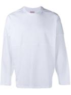 Palm Angels Long Sleeve Logo T-shirt, Men's, Size: Medium, White, Cotton