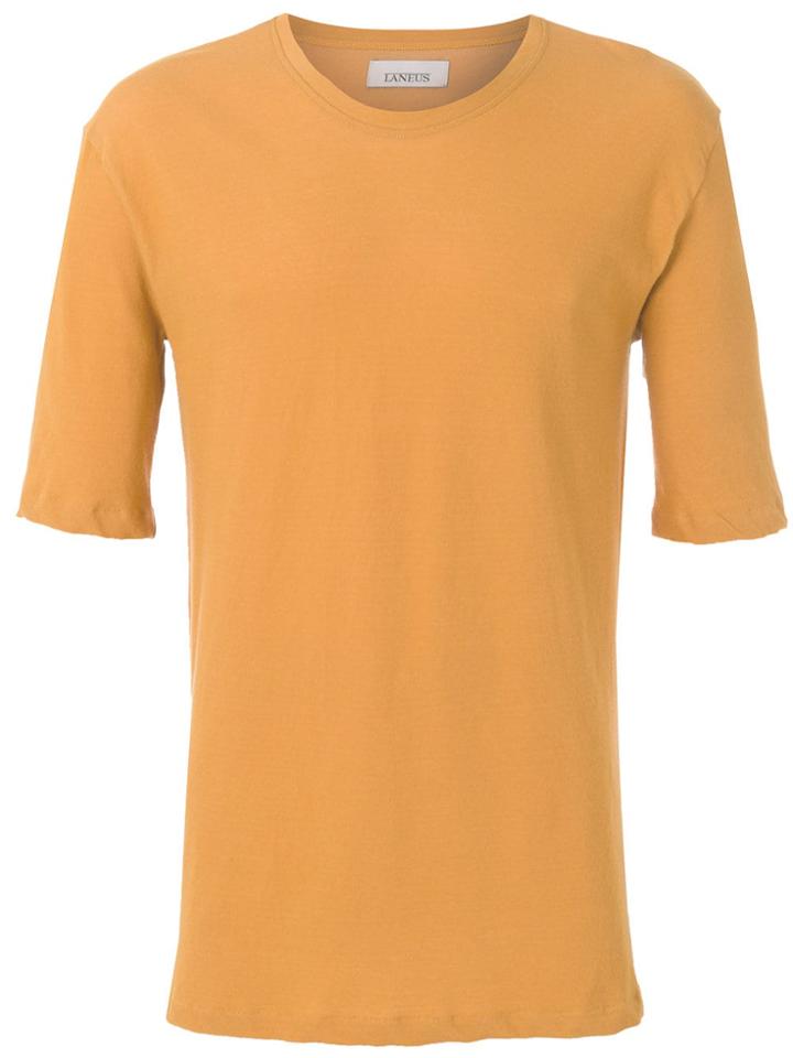 Laneus Side Slit T-shirt - Yellow