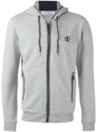 Bikkembergs Zipped Sport Jacket, Men's, Size: Xl, Grey, Cotton/spandex/elastane