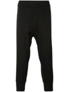Neil Barrett - Slouch Sweatpants - Men - Cotton/polyester/polyurethane/cupro - 48, Black, Cotton/polyester/polyurethane/cupro