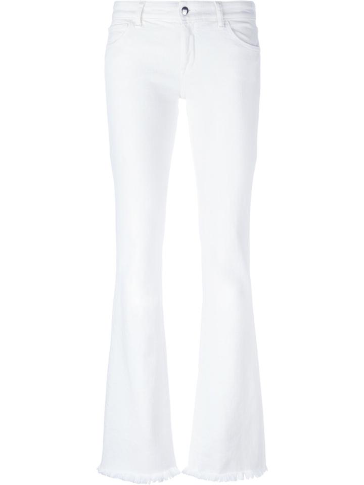 The Seafarer Distressed Hem Jeans - White